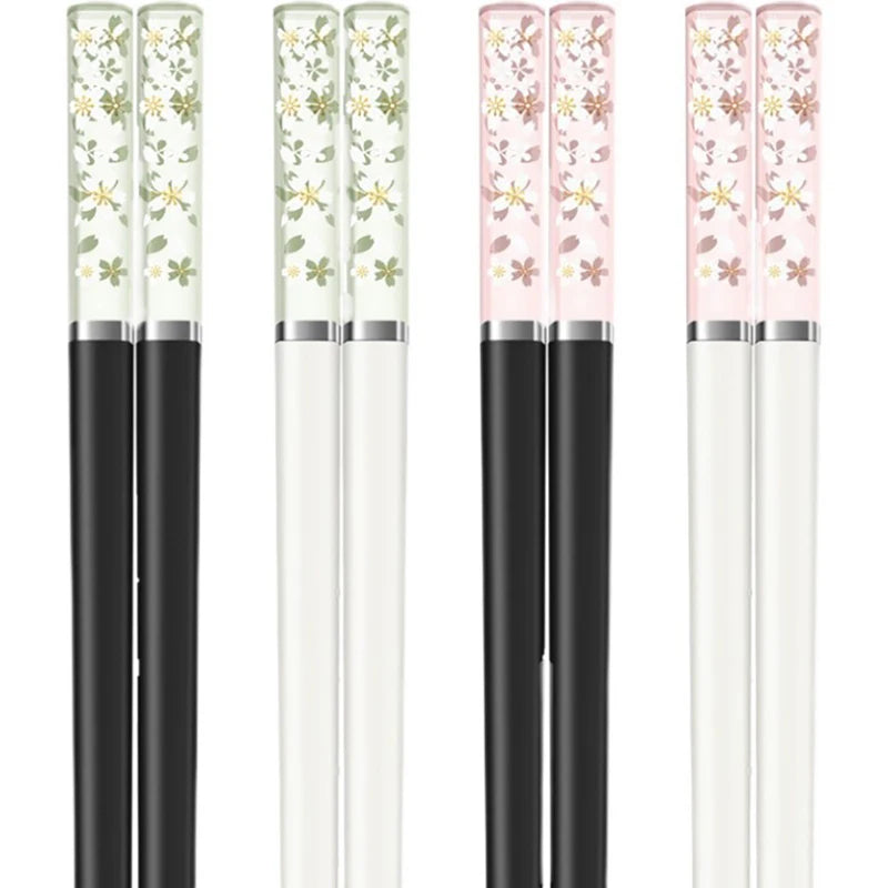 Amber Japanese Chopsticks Antibacterial Anti-slip Temperature