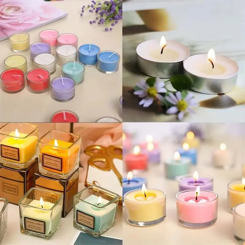 50/100Pcs Cotton Wick Glass Bottle Aromatherapy Clear Empty Bottle Candle Wick Diy Candle Making Tool Zpaxo