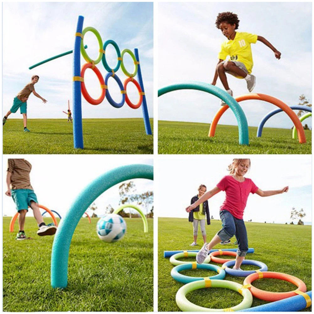 1/5PCS Portable Flexible EPE Learn Swimming Pool Noodle Water Float Floating Aid for Summer Swimming Aid Pool Underwater Scooter Zpaxo