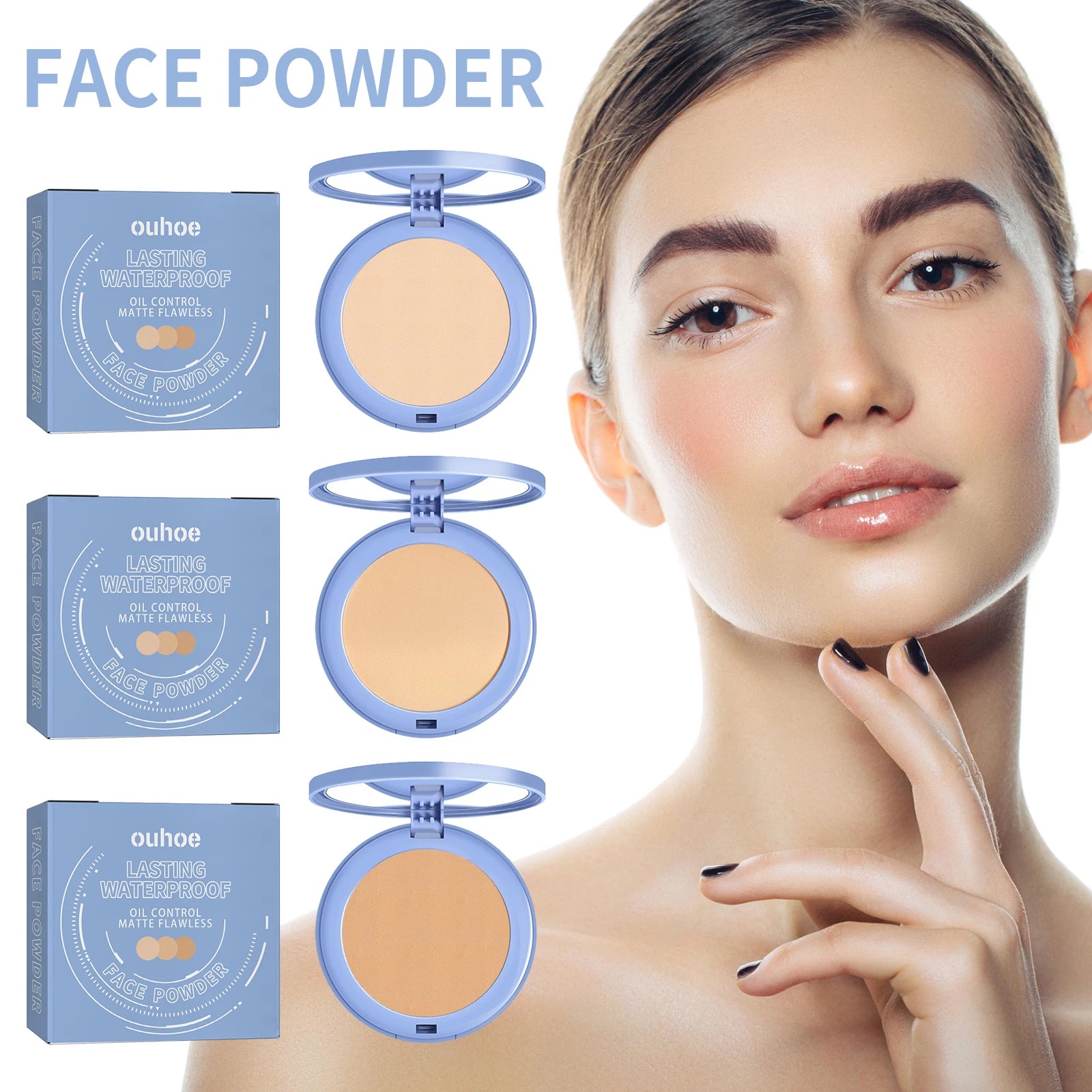 Matte Setting Pressed Powder – Oil Control & Full Coverage Setting Pressed Powder Zpaxo