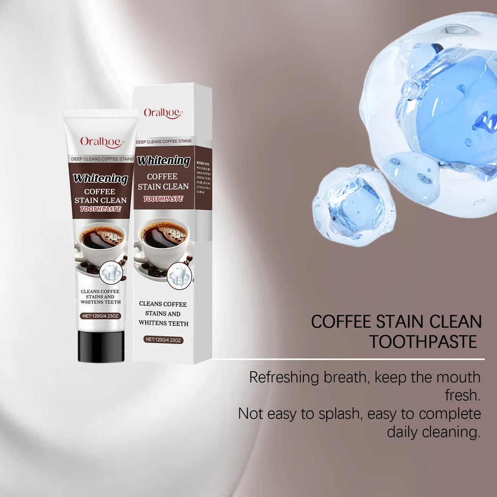 Coffee Stain Removal Toothpaste Whiten Tooth Remover Plaque Improve Bad Breath Protect Enamel Dental Bleach Brighten Toothpaste Zpaxo