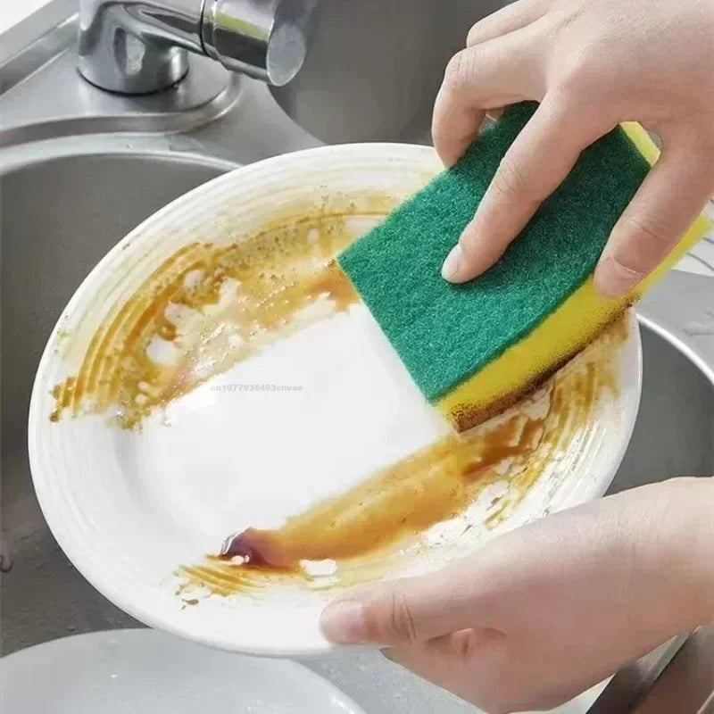 Dish Washing Sponge Dust Cleaning Scrubber Kitchen Magic Majoc Eraser