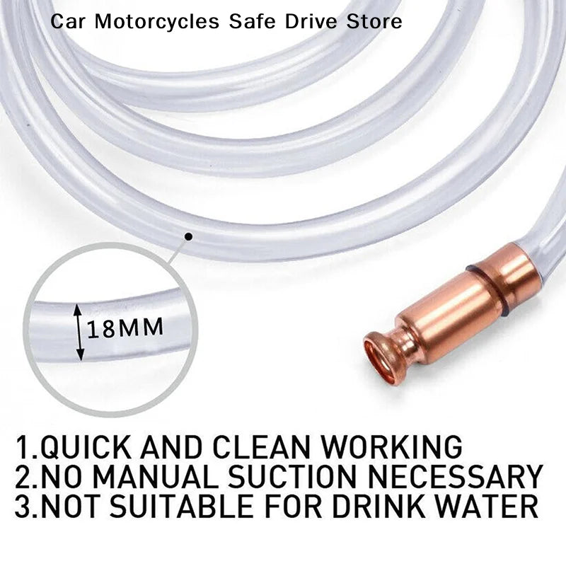 CM1m Self Suction Oil Pump Copper Filler Pipe Manual Pumping Fittings