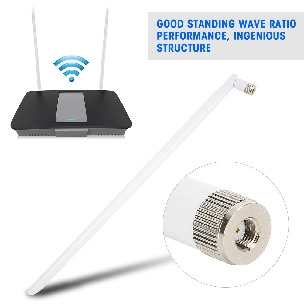 10dBi Omni Wifi Antenna Network Card Router Omnidirectional White