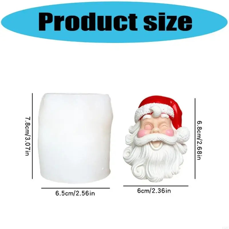 Santa Clause Silicone Mold Heat Resistant Christmas