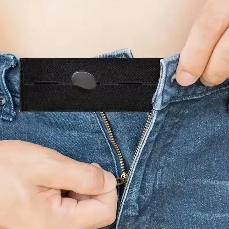 Pant Extender Belt Unisex Waist Band Tight Trousers Jeans Skirts Maternity Button Hooks Garment DIY Sewing Supplies Zpaxo