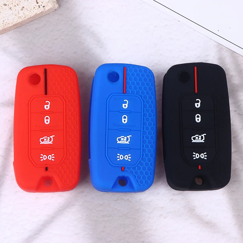 Silicone Key Fob Cover for Jeep Cherokee, Compass & Renegade