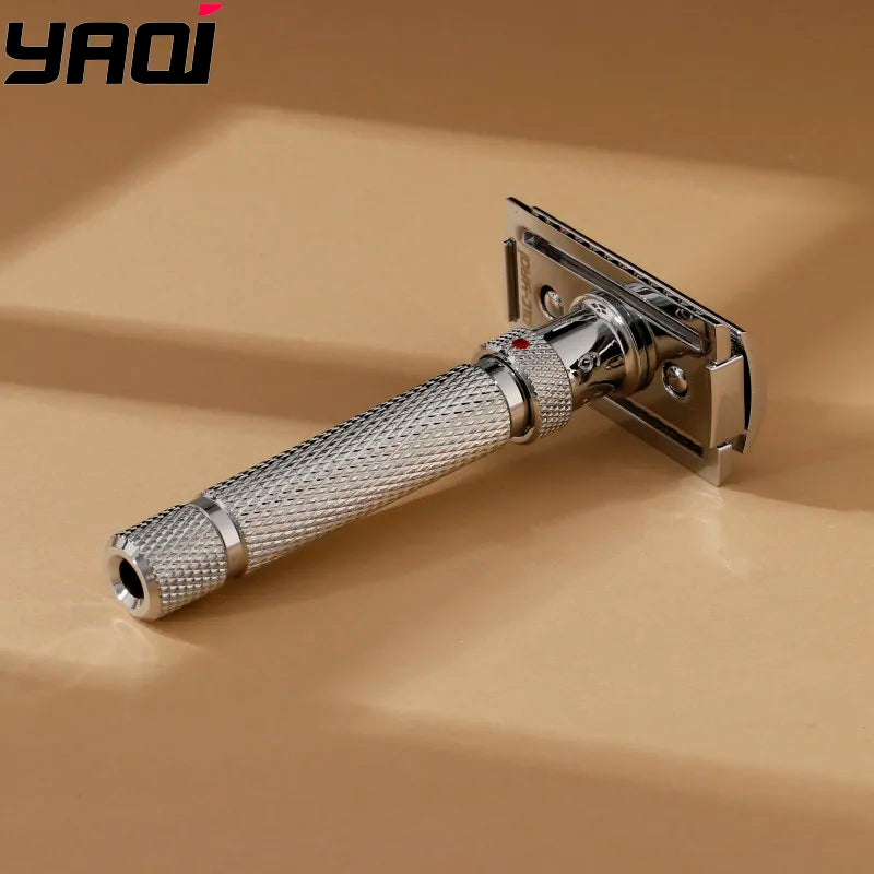 Yaqi The Final Cut Adjustable Chrome Safety Razor for Men Adjustable Safety Razor Zpaxo