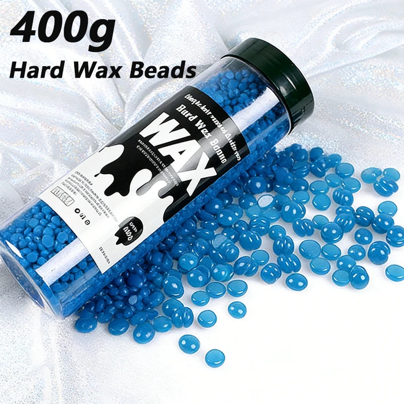 400g Canning Wax Beads For Hair Removal Hot Film Painless Waxing Beads Heating Wax Machine Body Bikini Face Legs Hair Removal Zpaxo