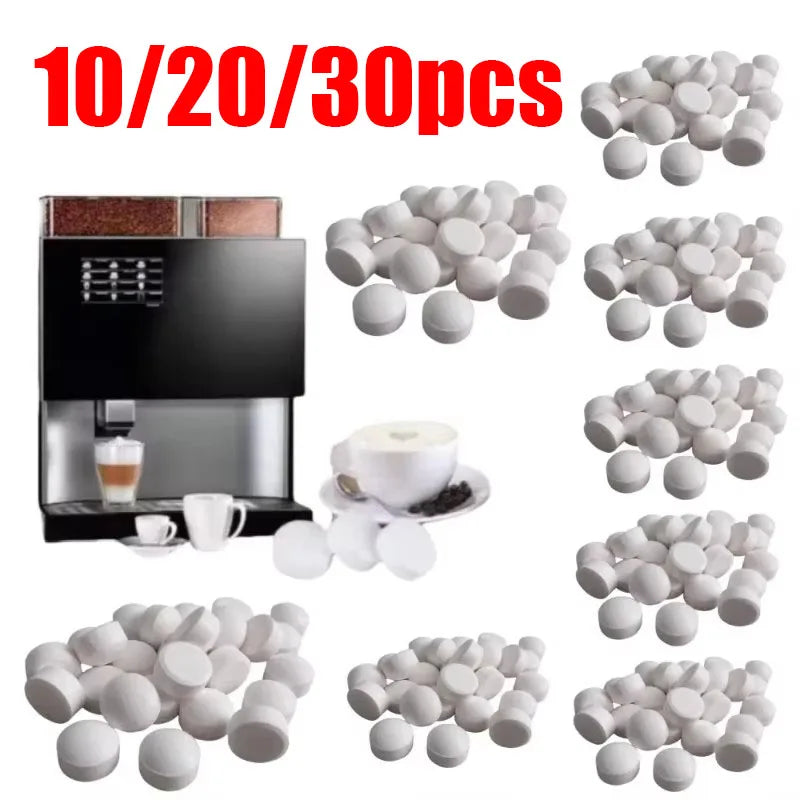 Coffee Machine Cleaning & Descaling Tablets – 10/30/60 Pack