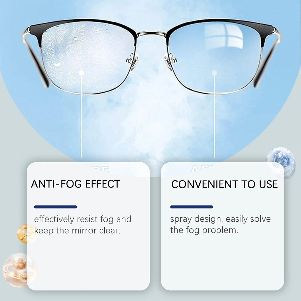Anti-Fog Eyeglass Cleaning Spray | Clear Vision Lens Cleaner Lens Cleaning Spray Zpaxo