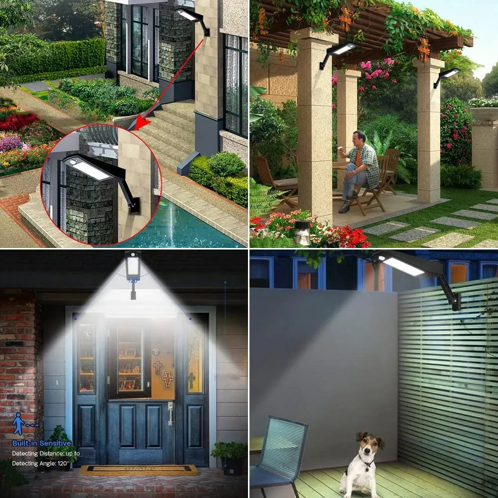 LED Solar Garden Light Outdoor Motion Sensor Waterproof Lamp Home Zpaxo