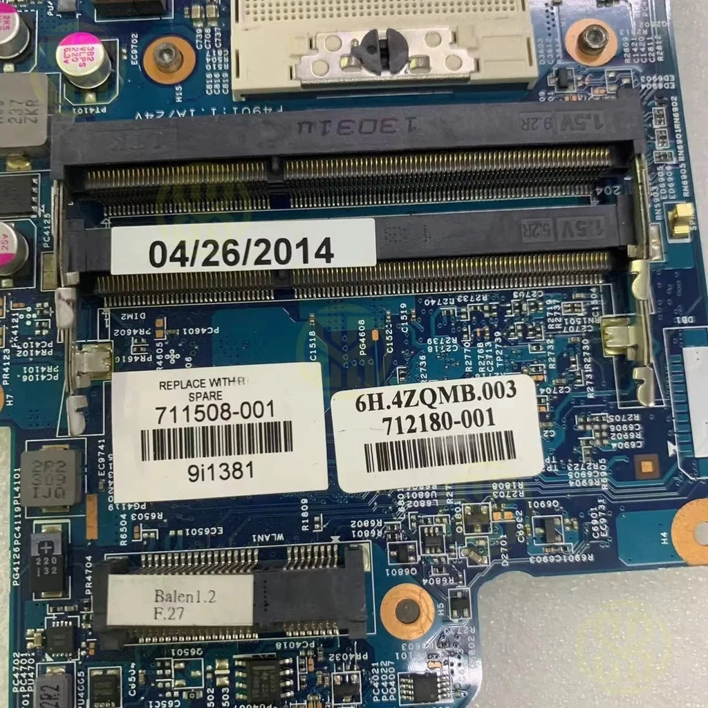 711508-001 711508-501 711508-601 Mainboard Pavilion DV7-7000