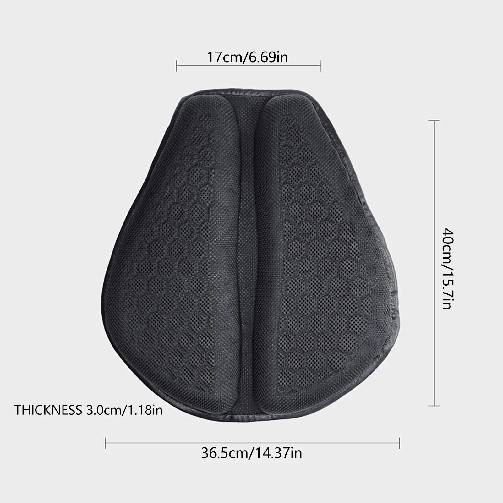 Motorcycle Inflatable 3D Air Seat Cushion – Anti-Slip Ride Pad
