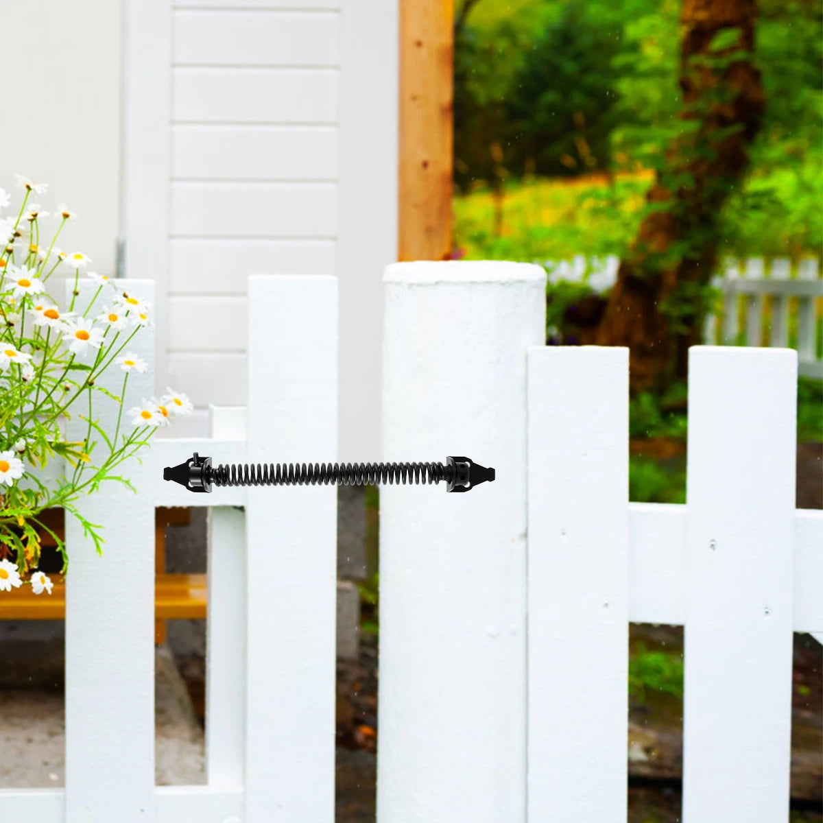 1/2PC Garden Gate Spring Closer 8inch Universal Automatic Gate Spring Metal Fence Gate Spring Closure Rust-Proof Door Outdoor Zpaxo
