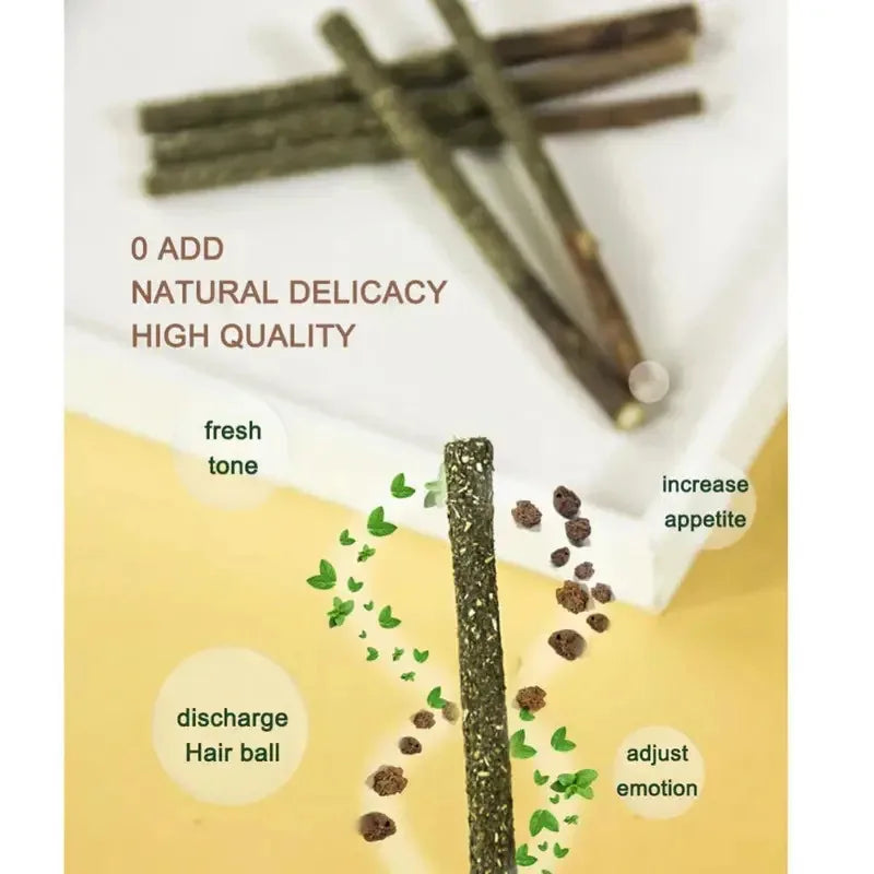 Silvervine Cat Chew Sticks – Natural Catnip Molar Treat