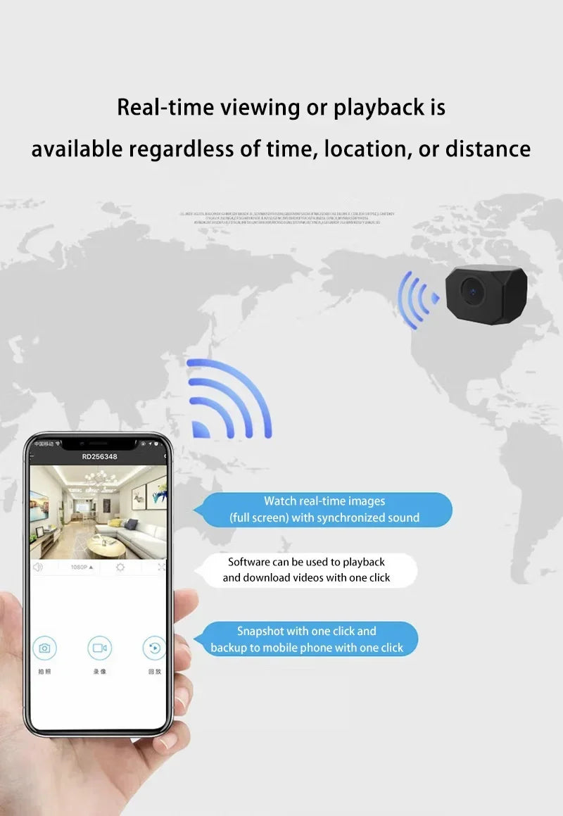 4K HD Wifi Security Camera Home Mini Smart Indoor IP Surveillance APP