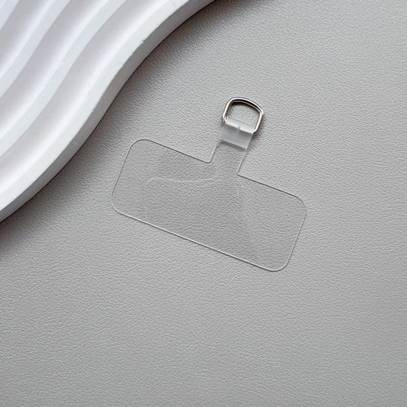 2pc TPU material phone case cross-body strap with high transparency pad, patch, clip, connection piece and fixation piece Zpaxo style f-2pcs TPU