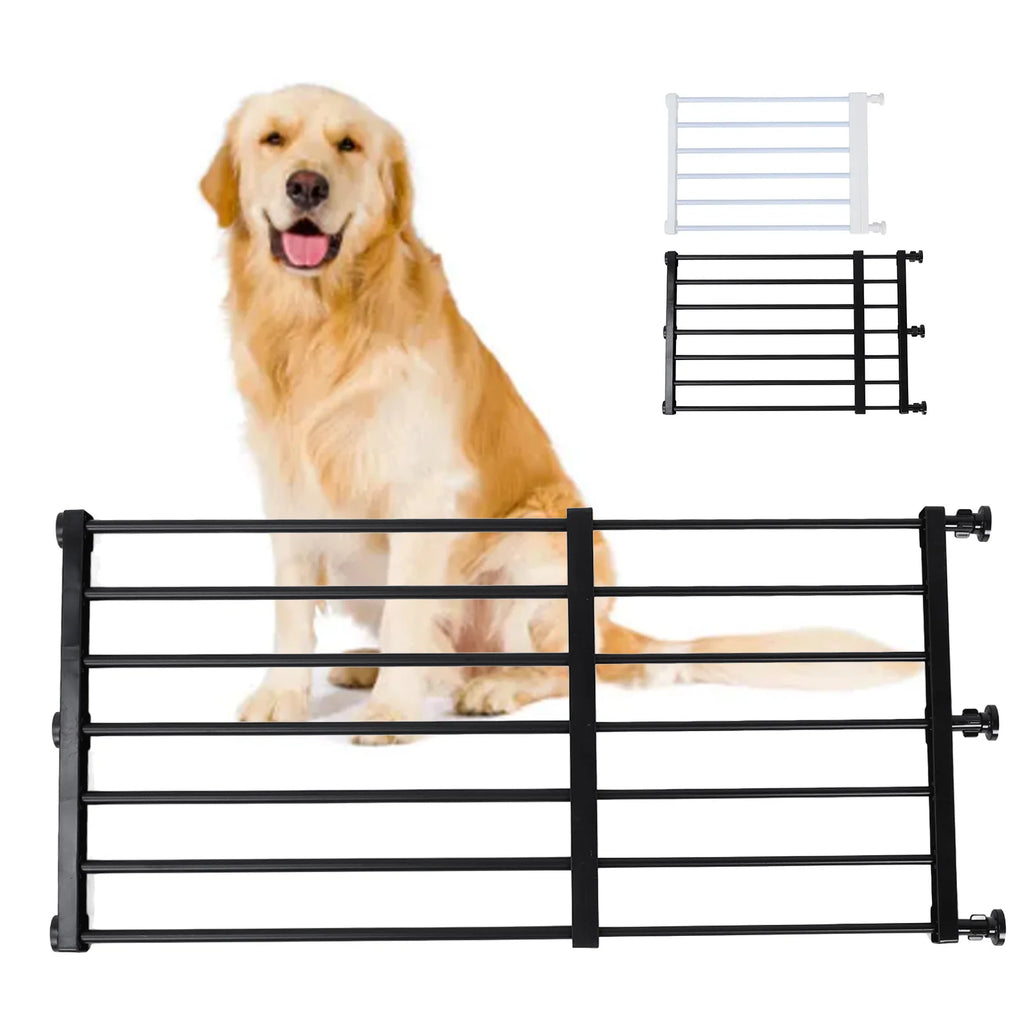 Small Pet Gate Adjustable Sturdy Easy Installation Short Expandable
