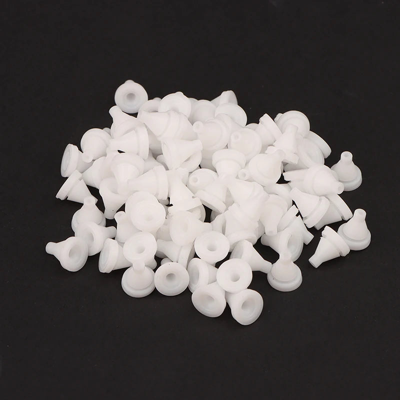Rubber Silicone Nozzle Nipple Replacement Part Spray Water Outlet Zpaxo White