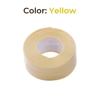 1 Roll of Kitchen Anti-mold and Waterproof Tape, Moisture-proof Kitchen and Bathroom Sink Gap, Beautiful Seam Toilet Sticker, Co Zpaxo YELLOW 3.8CMx3.2M