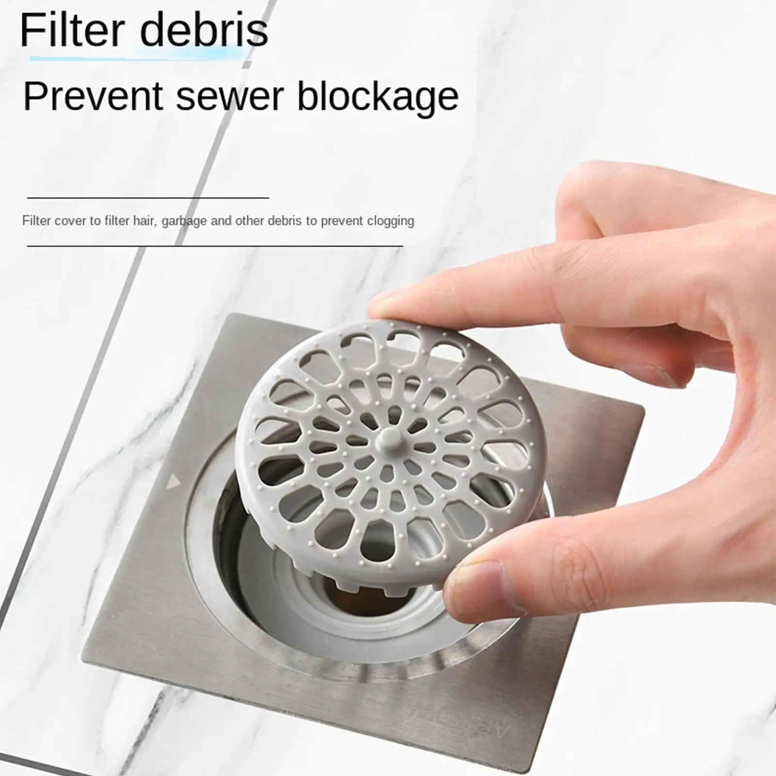 Shower Drain Plug Odor Blocking Mini Bottle Trap Design Anti Smell