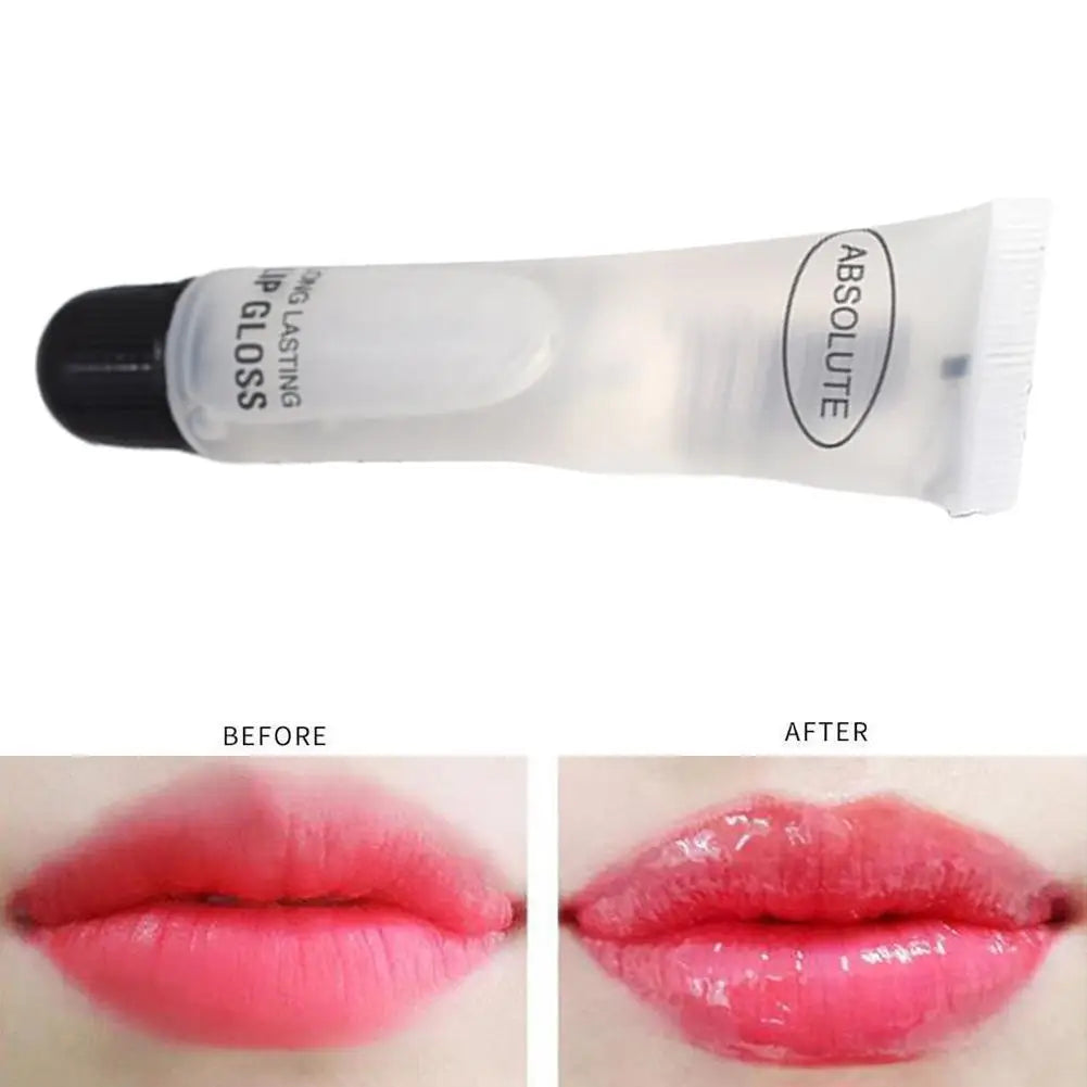 1Pc Absolute Lip Gloss Moisturizer Plumper Waterproof Long-lasting Hydrating Transparent Non-Sticky Gentle Nourishing Makeup Zpaxo