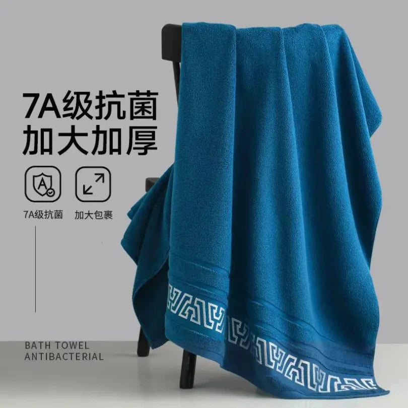 380g new pure cotton thick bath towel 70*140 soft absorbent no shedding color Zpaxo