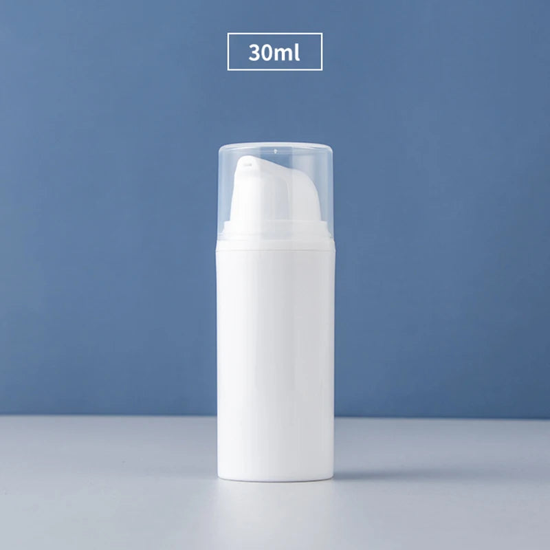 15 30 Empty Airless Pump Bottles Mini Lotion Vacuum Cosmetic Zpaxo 30ML