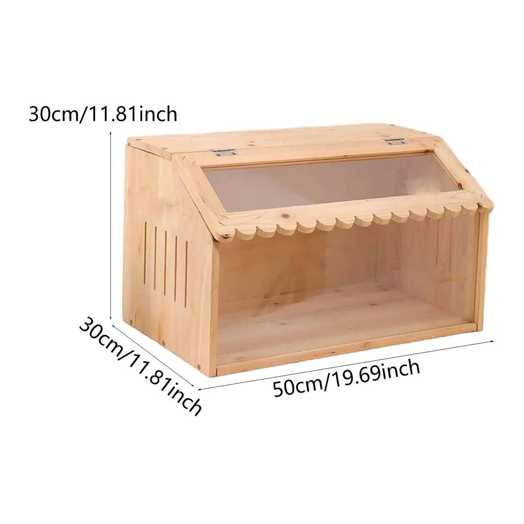 Wooden Brooder Box for Chicks, Quail & Small Pets – 3 Sizes Wooden Brooder Box Zpaxo