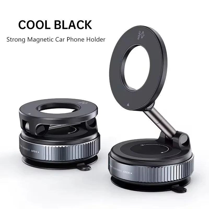 Strong Magnetic Phone Holder Foldable Design 360 Adjustable Vacuum