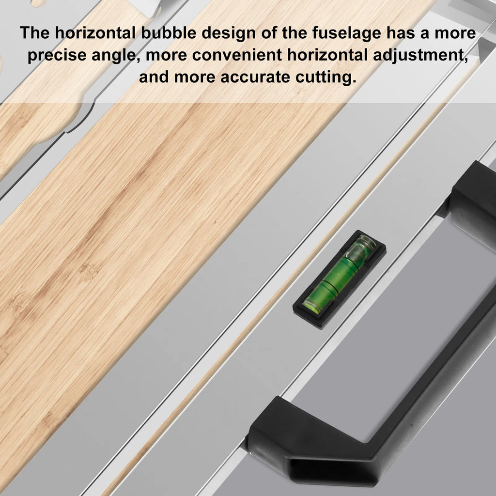 Electricity Woodworking Cutting Machine Edge Guide Adjustable Board Circular Saw Holder Cutting Rail Milling Quick Positioning Zpaxo