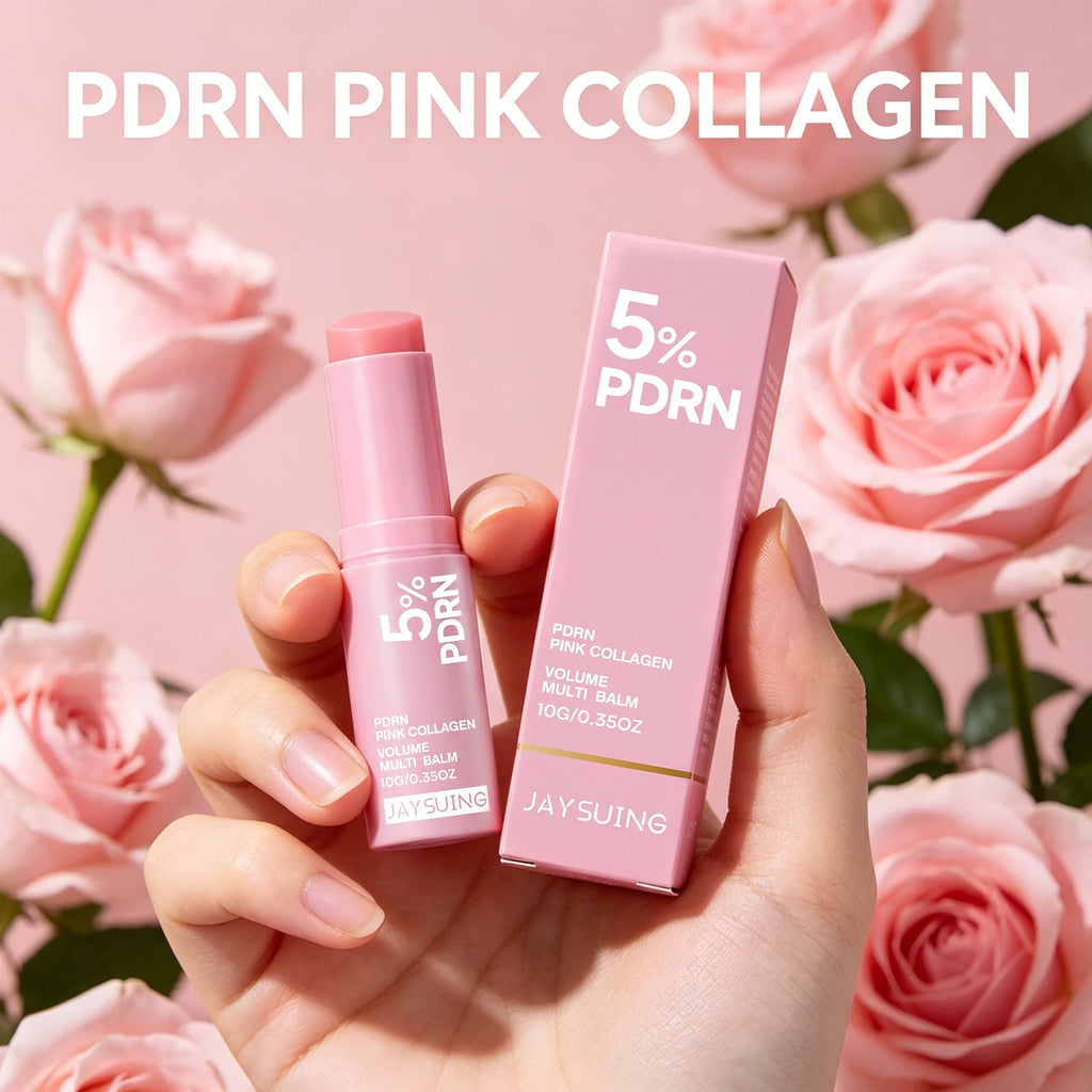 PDRN Pink Collagen Multi Balm Stick – Face, Lips & Neck Collagen Balm Stick Zpaxo