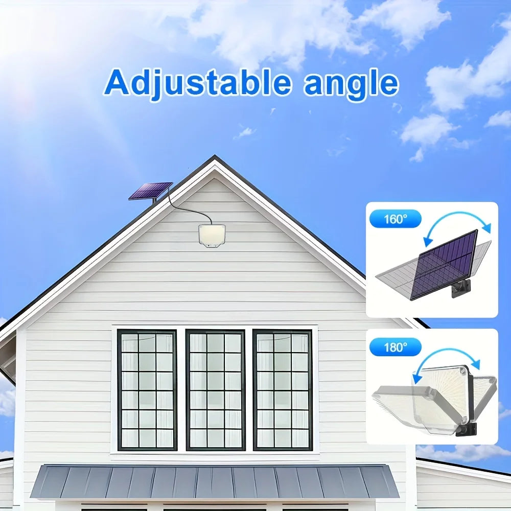 Solar Lights Outdoor 172/344/400 LED Split Solar Security Lights Motion Sensor Solar Powered Garden Light Waterproof Yard Garage Zpaxo