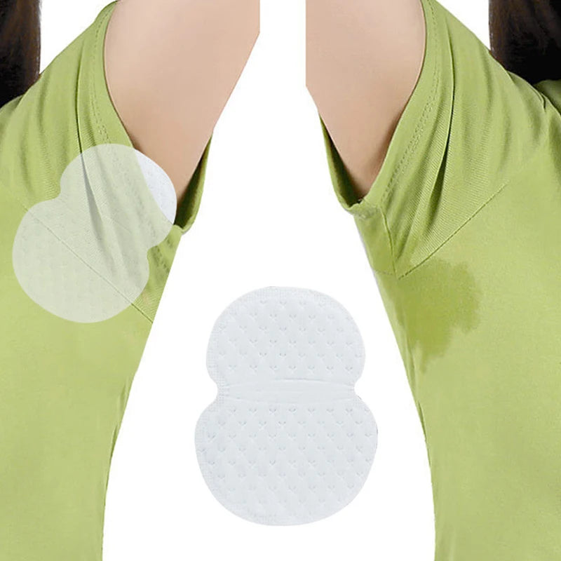 50Pcs Armpit Sweat Pads Underarm Ultra-thin Breathable Disposable Pad Summer Armpit Care Absorbing Deodorant Pads for Women Men Zpaxo