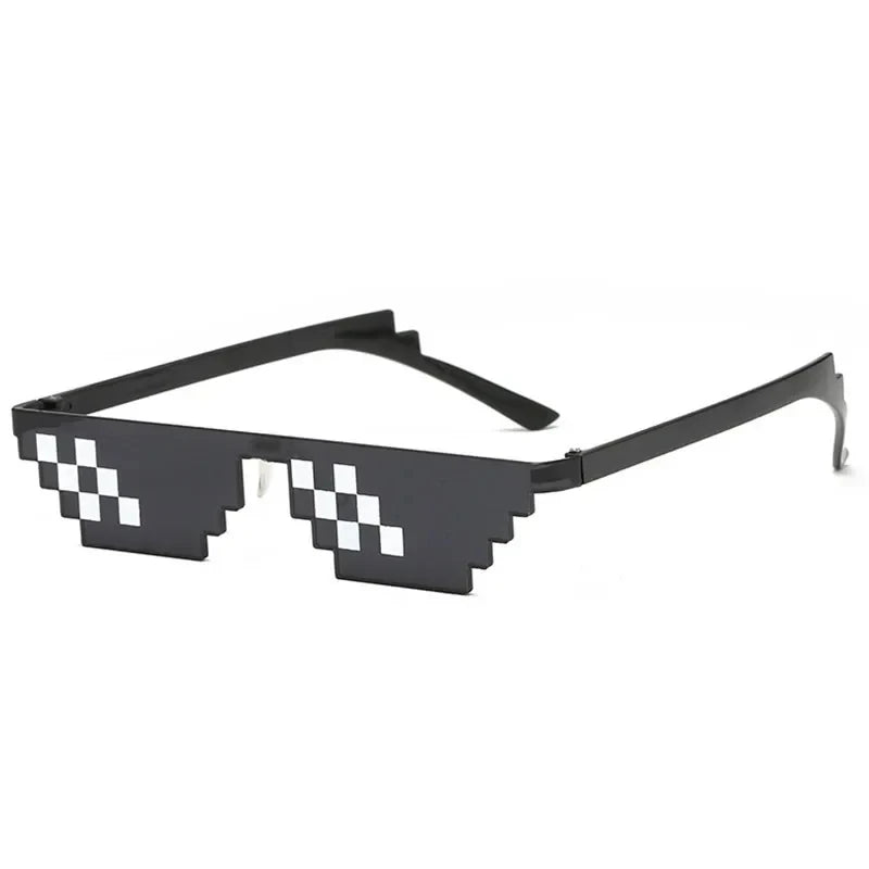Pixelated Mosaic Party Glasses – Anime Meme Photo Props