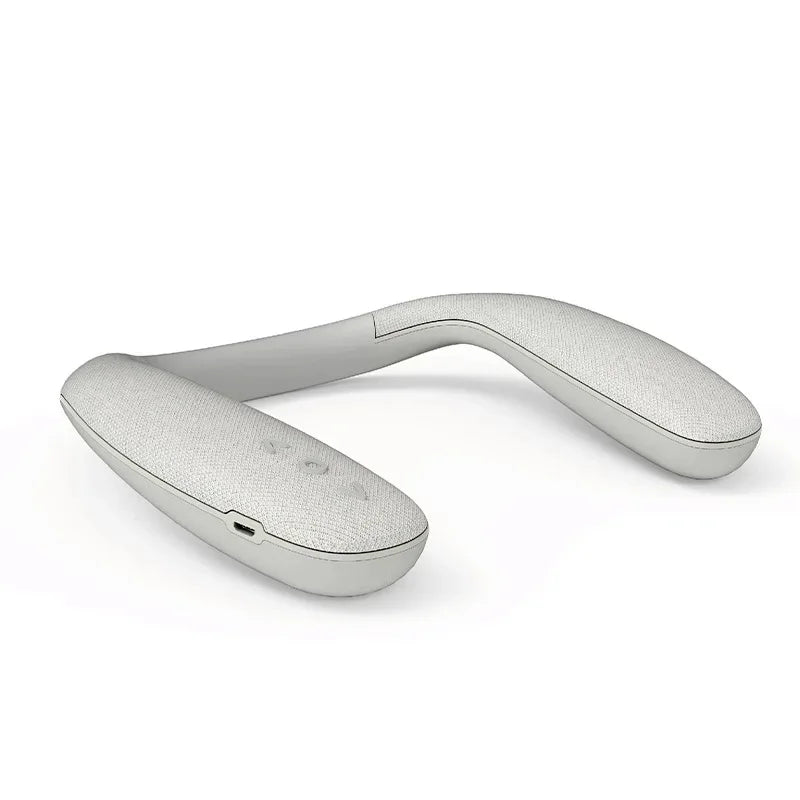 Bluetooth Speakers Neckband Wireless Wearable Home Outdoor 10Hrs True Zpaxo WHITE
