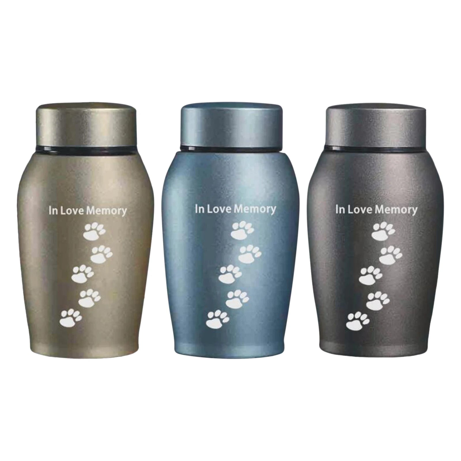 Mini Stainless Steel Pet Cremation Urn | Memorial Keepsake Case Pet Memorial Urn Zpaxo