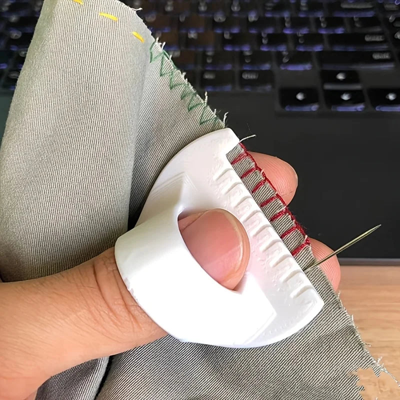 Easy Sewing Guide Beginners Seniors Plastic Hand Tool Spacing DIY Zpaxo WHITE