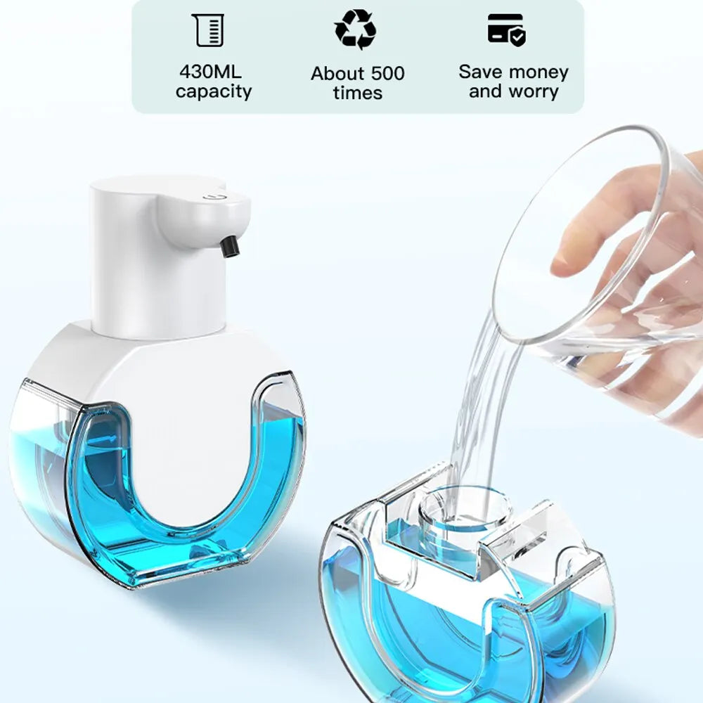 Cleaning Foam Machine Soap Dispenser Touchless Automatic Induction Foam Hand Washer Sensor Household Infrared Soap Dispenser Zpaxo