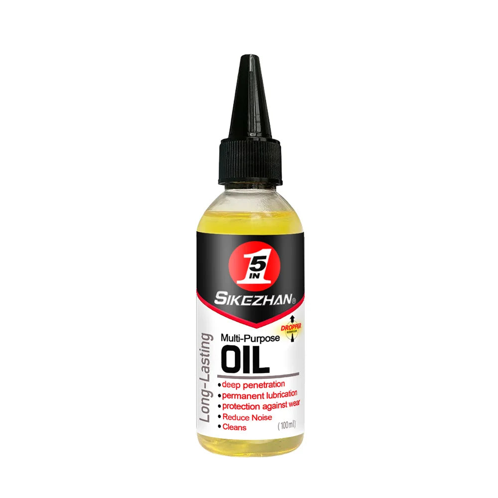 100ml High-Performance 5-in-1 Motorcycle Bicycle Special Lubricant MTB Road Bike Mountain Bike Chain Maintenance Lubricant Zpaxo 1pcs