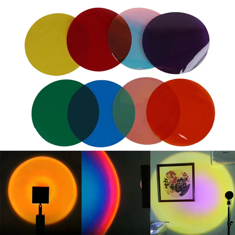 5 Lamp Correction Film Self Adhesive Transparent Filter Sheets Light Zpaxo
