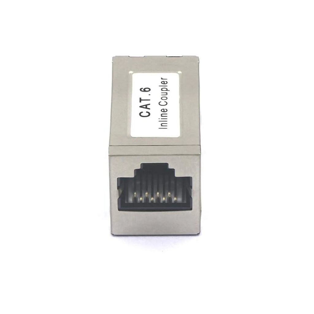 RJ45 Cat6 Coupler Shielded Ethernet Cable Extender Inline Poe Female
