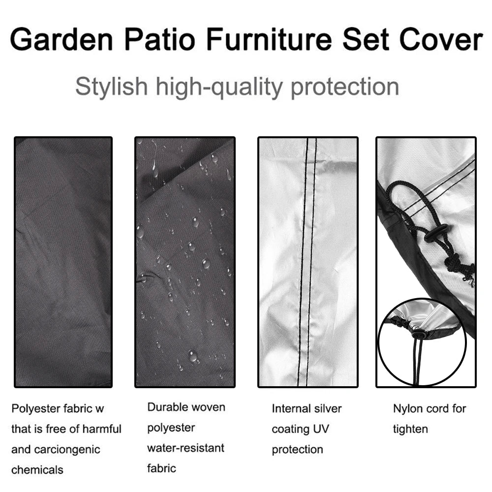 Grill Cover 77x58cm 80x66x100cm Waterproof Round BBQ Camping Outdoor