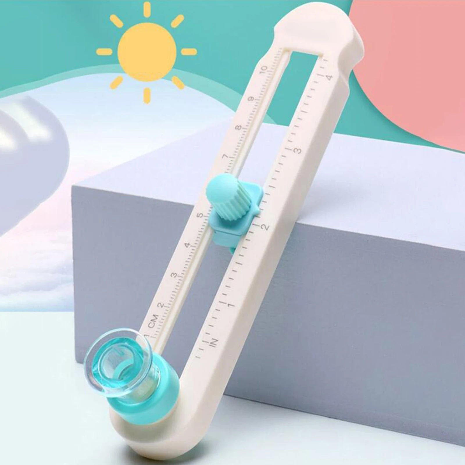 Circle Cutter Compass Paper Rotary Safety Durable Adjustable Small Zpaxo
