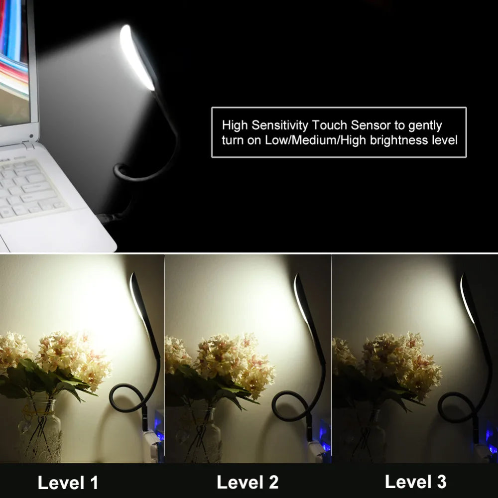 POCKETMAN Mini USB LED Touch Lamp for Laptop, PC & Reading