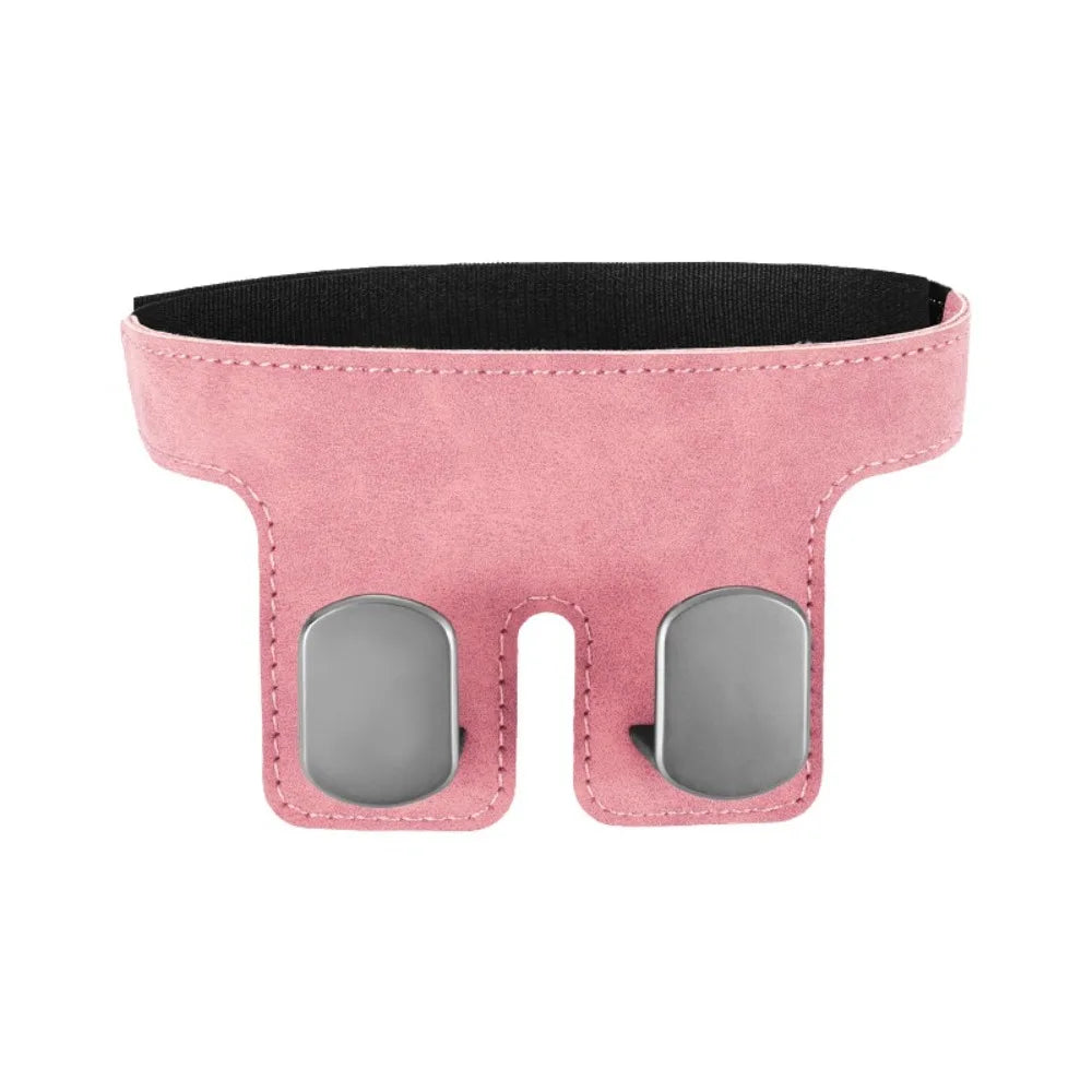Load-bearing Car Headrest Hook Wear-resistant Double Backseat Hanger Zpaxo Pink Metal Hook