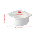 Microwave Steamer Lid Handle Kitchen Cookware Vegetables Dumplings
