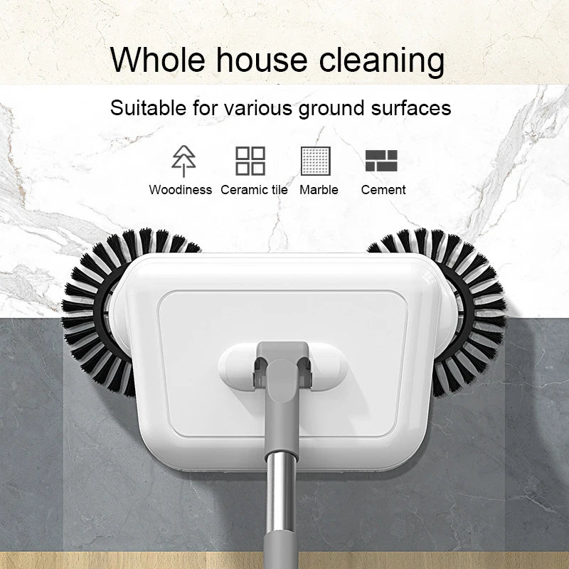 Combination of broom and mop Hand push type scoop Household broom and dustpan set Floor magic broom home cleaning Tools Sweeper Zpaxo