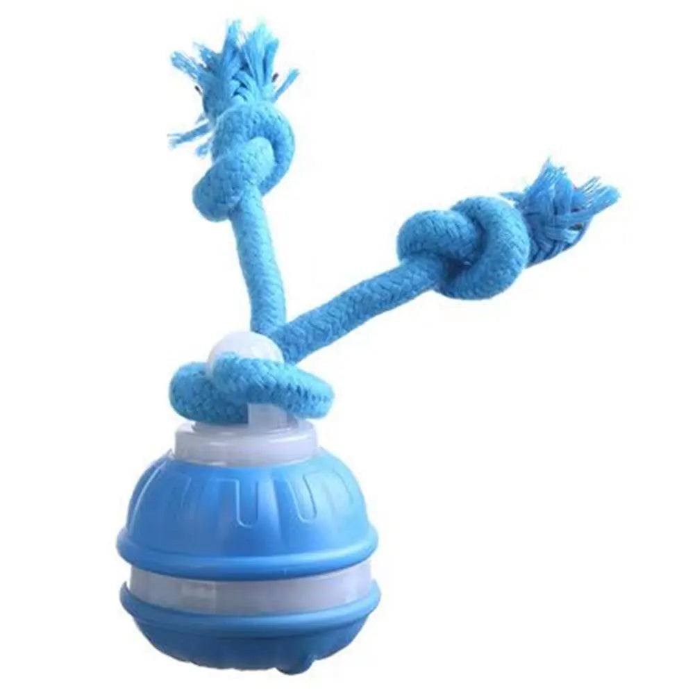 Smart Dog Toy Ball Electronic Interactive Pet Moving Rope USB 3 Modes